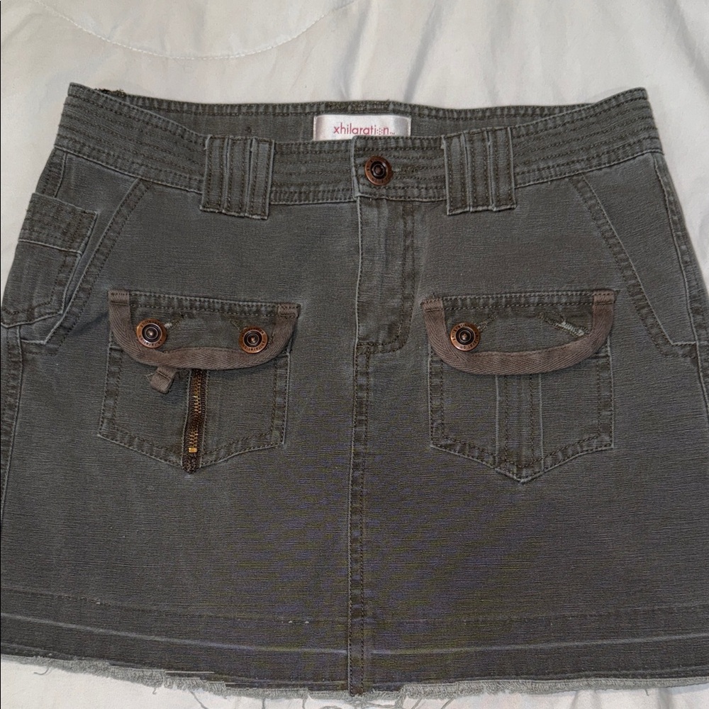 Xhilaration Charcoal‎ Mini Skirt